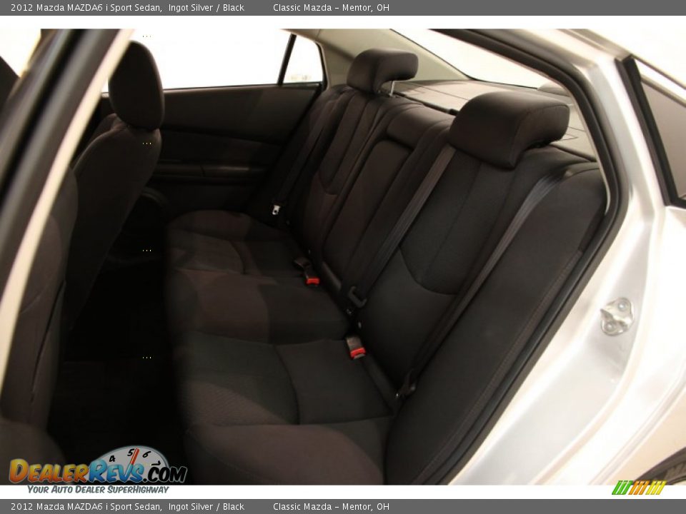 2012 Mazda MAZDA6 i Sport Sedan Ingot Silver / Black Photo #13