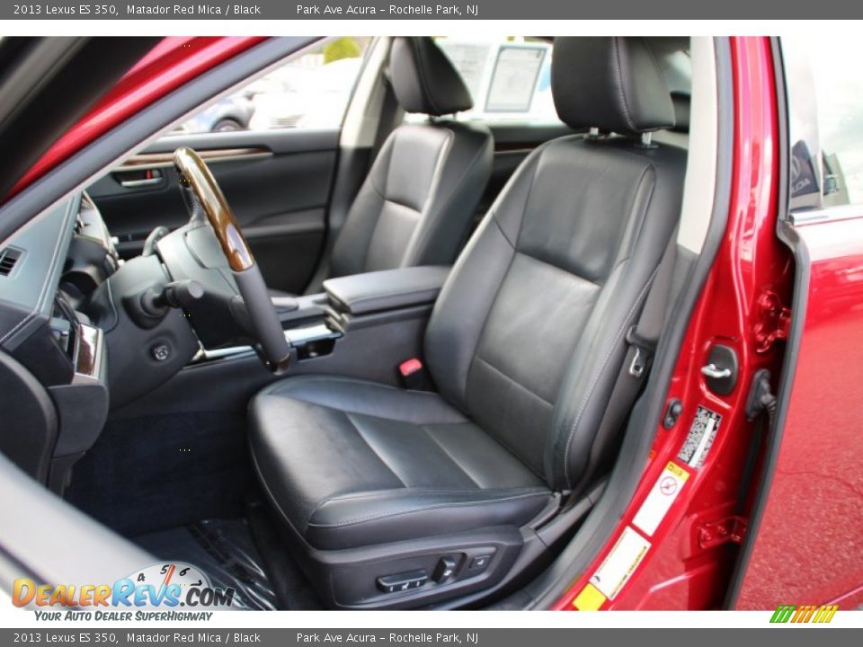 2013 Lexus ES 350 Matador Red Mica / Black Photo #13