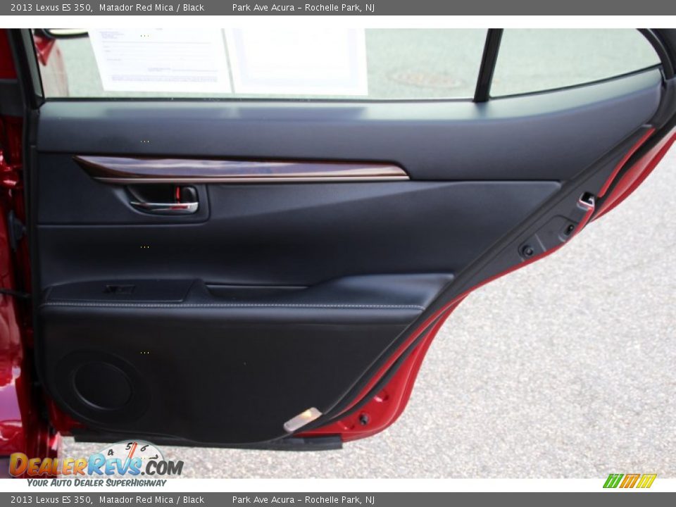 2013 Lexus ES 350 Matador Red Mica / Black Photo #26