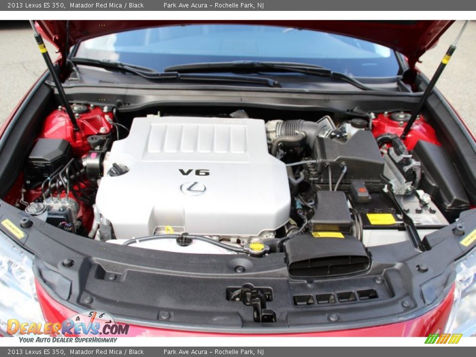 2013 Lexus ES 350 Matador Red Mica / Black Photo #32