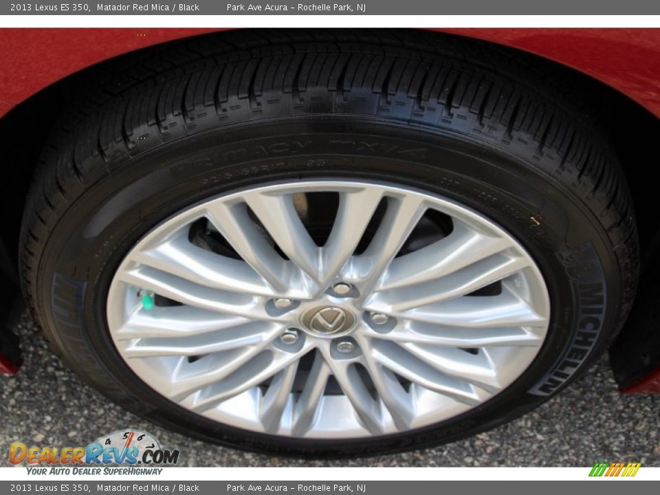 2013 Lexus ES 350 Matador Red Mica / Black Photo #35