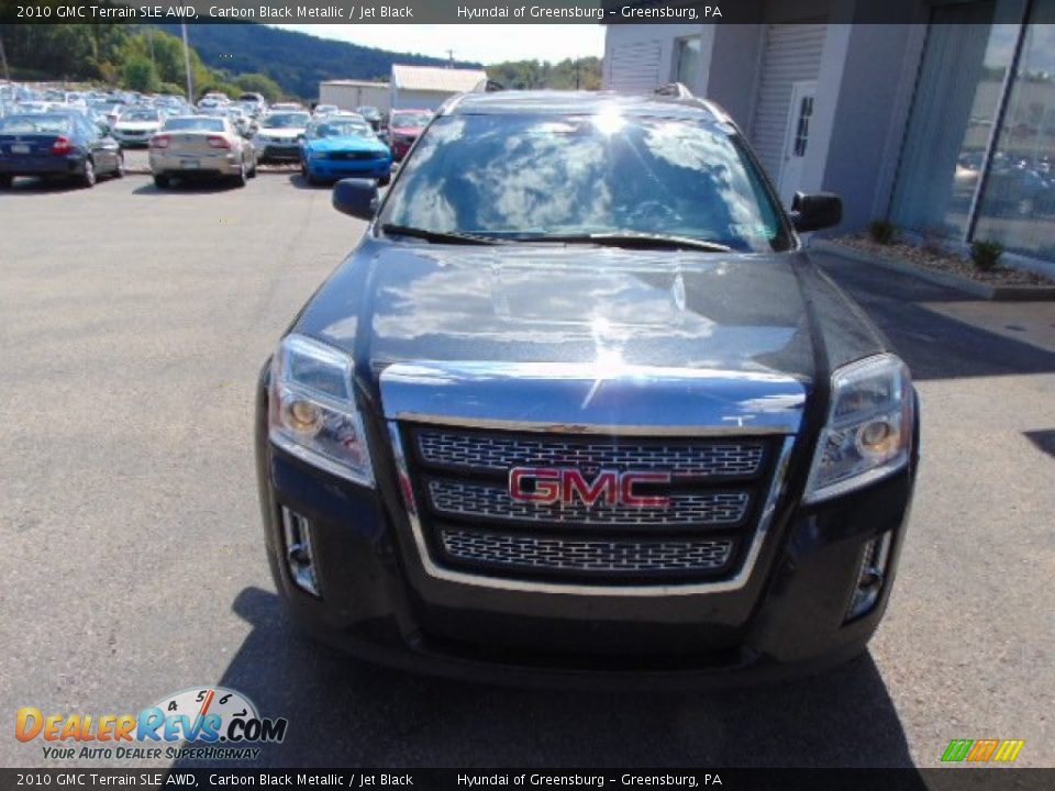 2010 GMC Terrain SLE AWD Carbon Black Metallic / Jet Black Photo #4