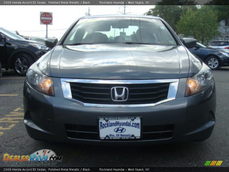 2009 Honda Accord EX Sedan Polished Metal Metallic / Black Photo #2
