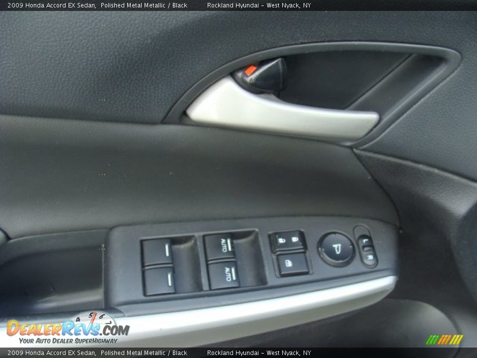 2009 Honda Accord EX Sedan Polished Metal Metallic / Black Photo #8