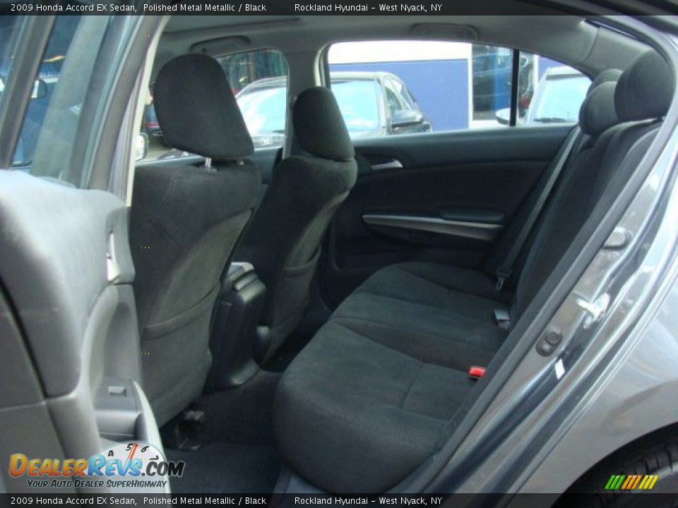 2009 Honda Accord EX Sedan Polished Metal Metallic / Black Photo #19