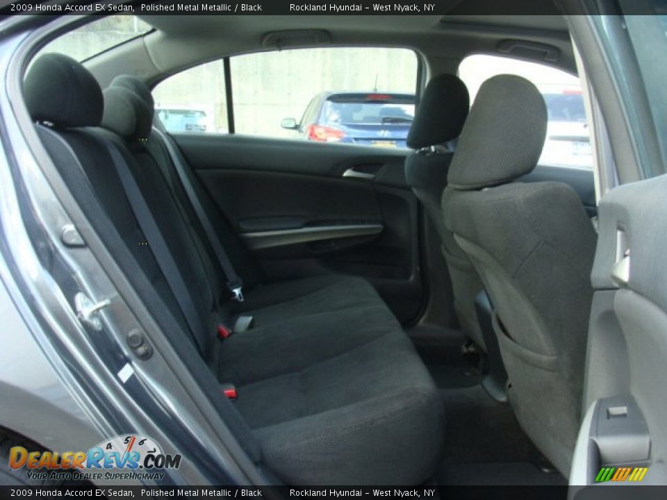 2009 Honda Accord EX Sedan Polished Metal Metallic / Black Photo #22