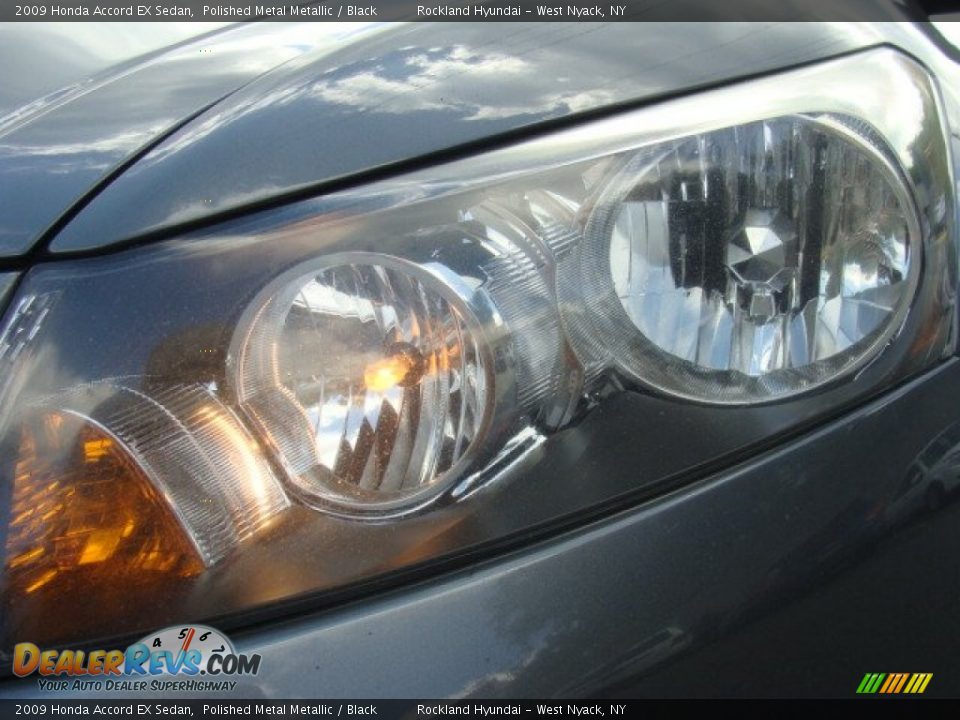 2009 Honda Accord EX Sedan Polished Metal Metallic / Black Photo #29