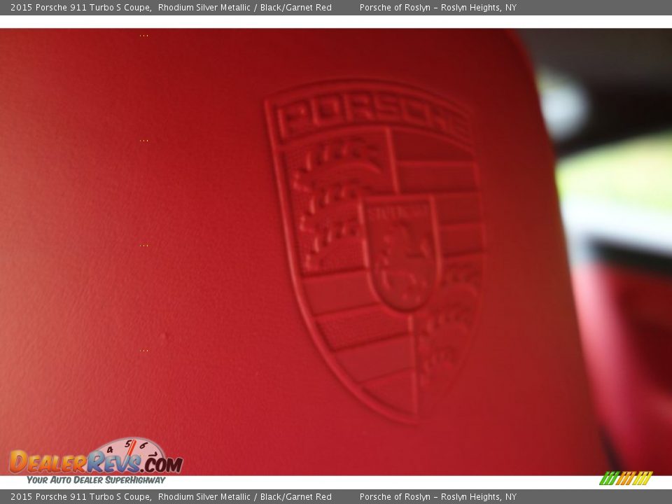 2015 Porsche 911 Turbo S Coupe Rhodium Silver Metallic / Black/Garnet Red Photo #20