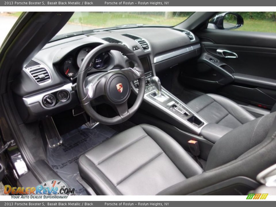 Black Interior - 2013 Porsche Boxster S Photo #12