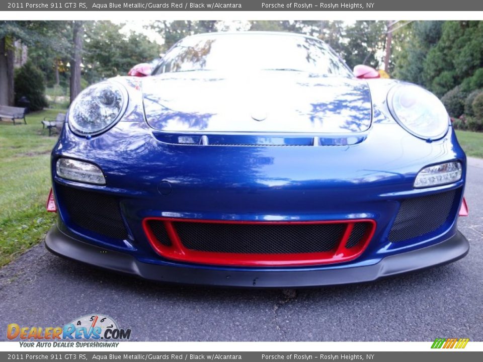 2011 Porsche 911 GT3 RS Aqua Blue Metallic/Guards Red / Black w/Alcantara Photo #9