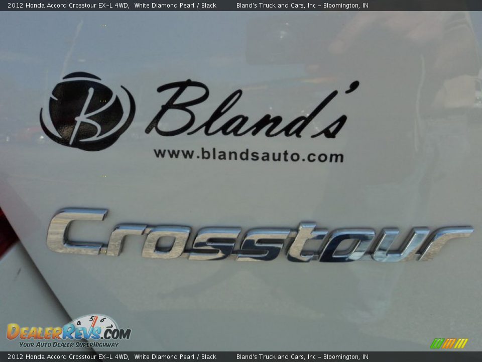 2012 Honda Accord Crosstour EX-L 4WD White Diamond Pearl / Black Photo #29