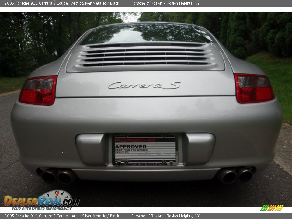 2005 Porsche 911 Carrera S Coupe Arctic Silver Metallic / Black Photo #10