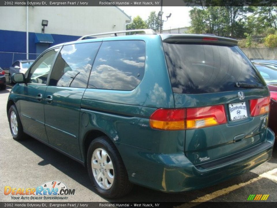 2002 Honda Odyssey EX Evergreen Pearl / Ivory Photo #3
