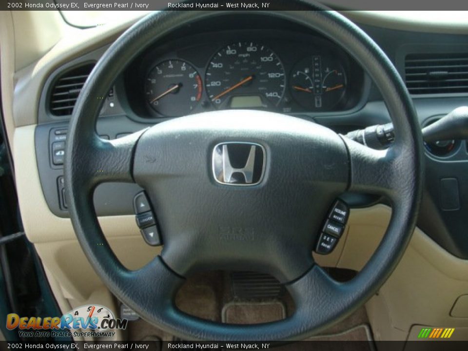 2002 Honda Odyssey EX Evergreen Pearl / Ivory Photo #9