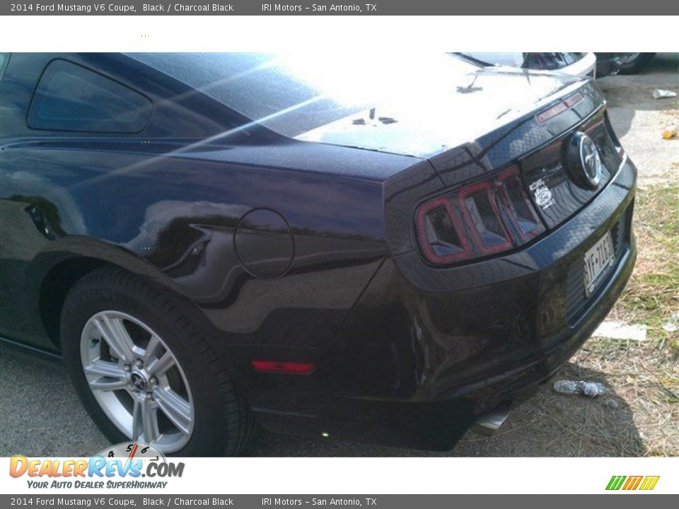 2014 Ford Mustang V6 Coupe Black / Charcoal Black Photo #8