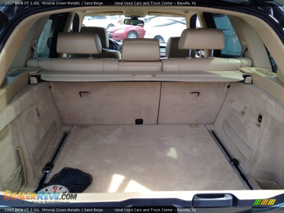 2007 BMW X5 3.0si Mineral Green Metallic / Sand Beige Photo #16