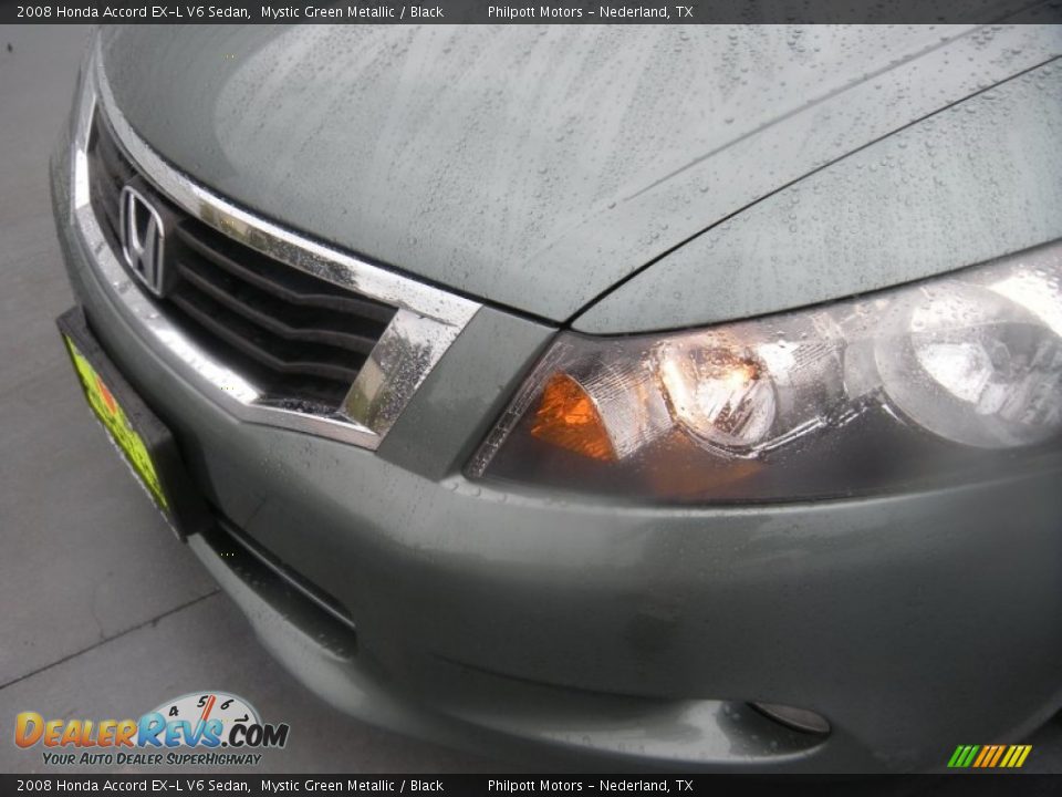 2008 Honda Accord EX-L V6 Sedan Mystic Green Metallic / Black Photo #7