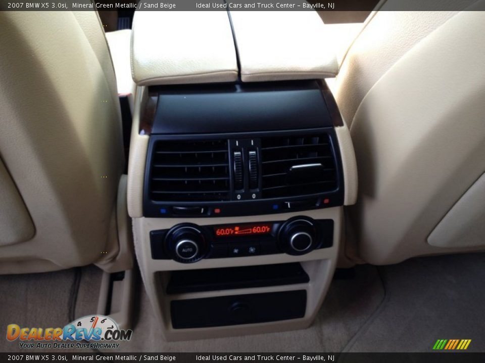 2007 BMW X5 3.0si Mineral Green Metallic / Sand Beige Photo #24