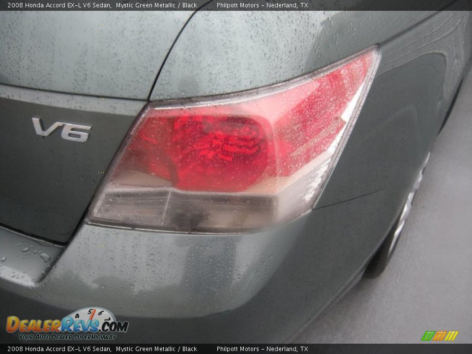 2008 Honda Accord EX-L V6 Sedan Mystic Green Metallic / Black Photo #11