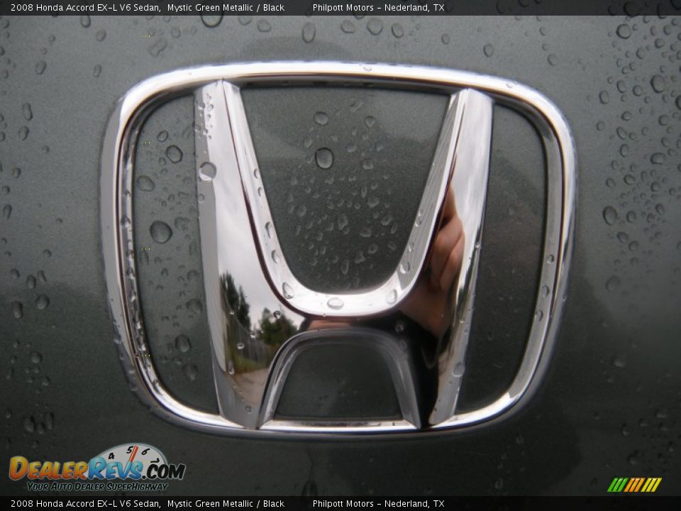 2008 Honda Accord EX-L V6 Sedan Mystic Green Metallic / Black Photo #14