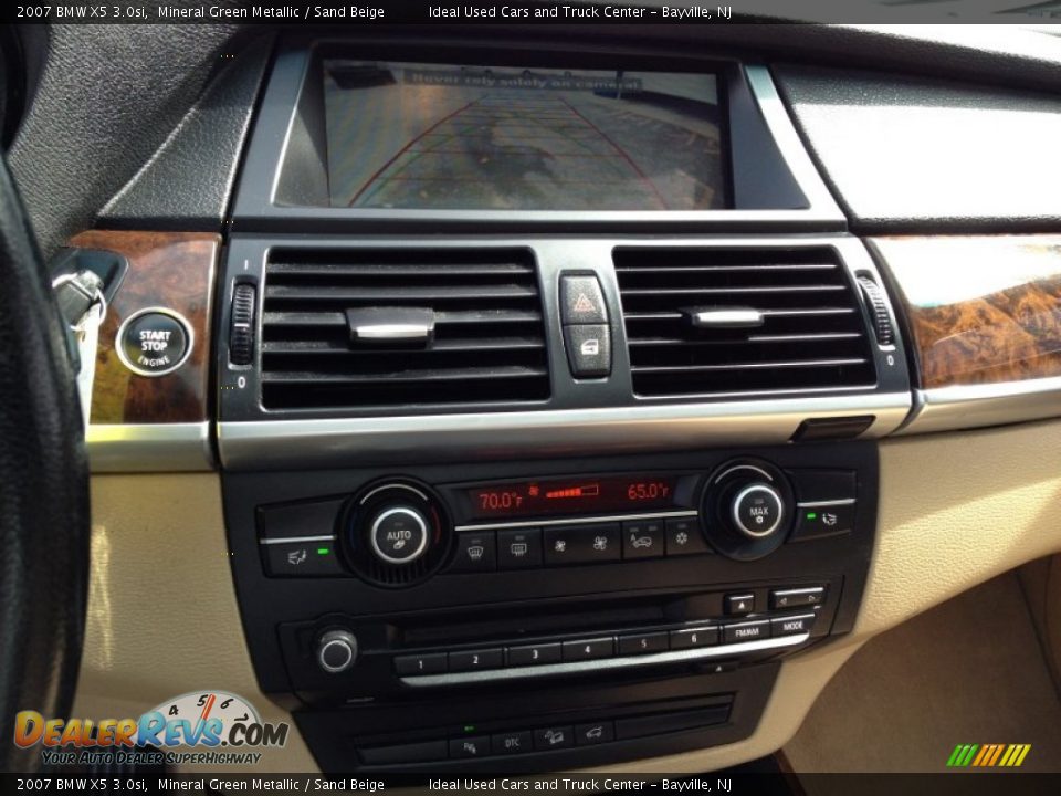2007 BMW X5 3.0si Mineral Green Metallic / Sand Beige Photo #32