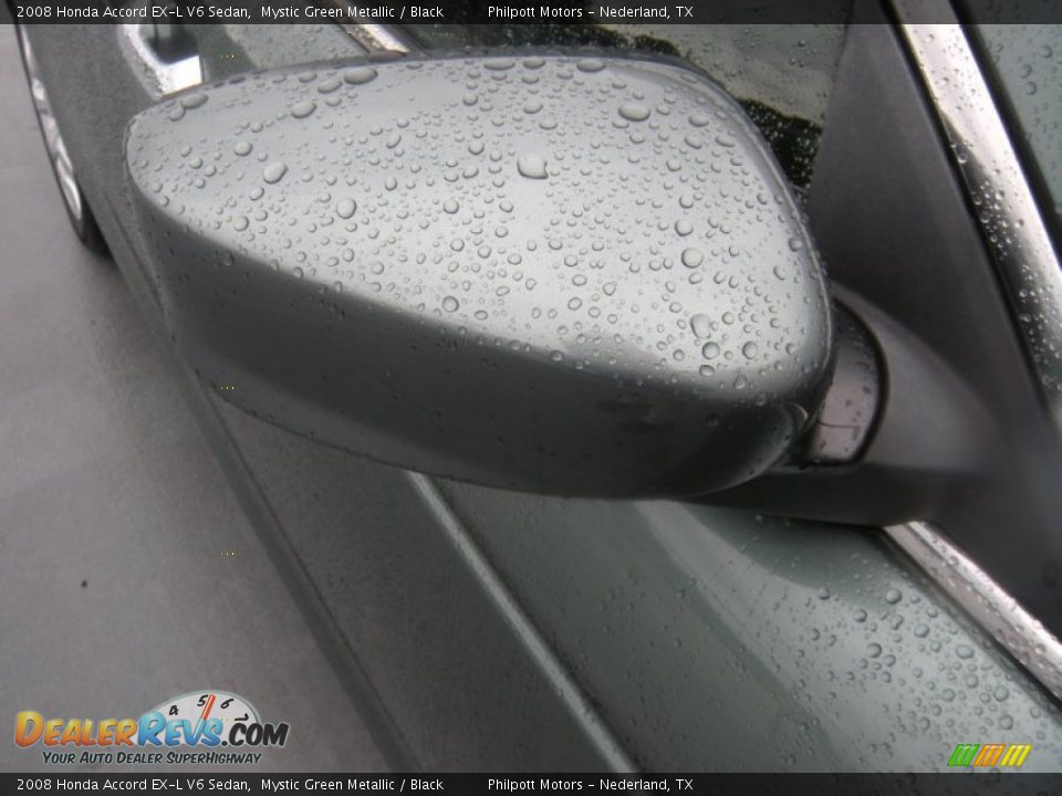 2008 Honda Accord EX-L V6 Sedan Mystic Green Metallic / Black Photo #22