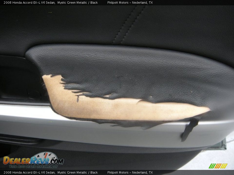 2008 Honda Accord EX-L V6 Sedan Mystic Green Metallic / Black Photo #24