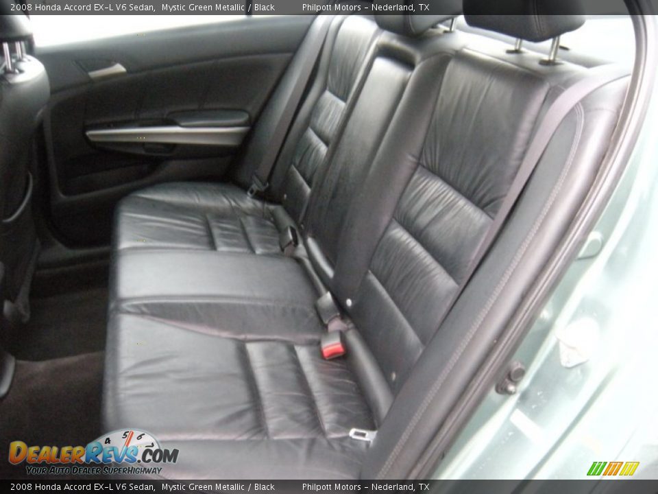 2008 Honda Accord EX-L V6 Sedan Mystic Green Metallic / Black Photo #30