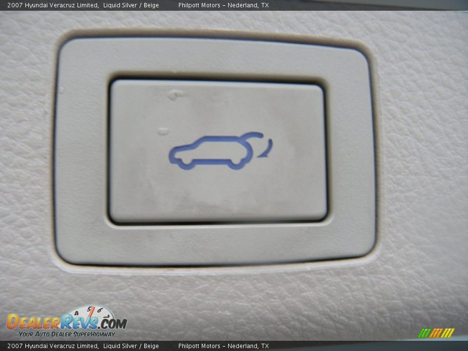 2007 Hyundai Veracruz Limited Liquid Silver / Beige Photo #23