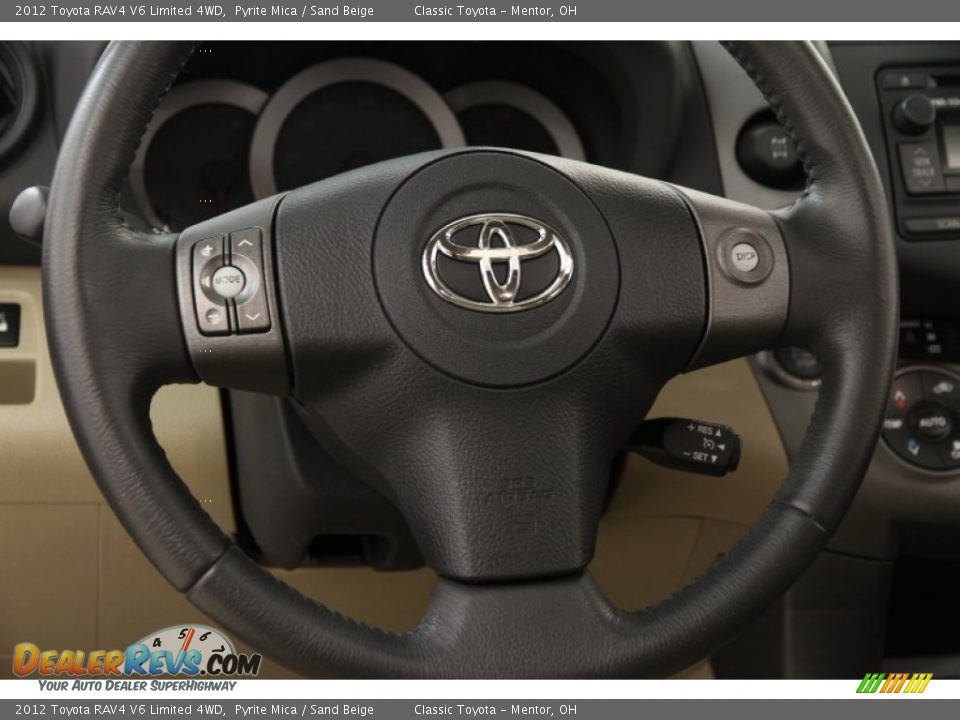 2012 Toyota RAV4 V6 Limited 4WD Pyrite Mica / Sand Beige Photo #6