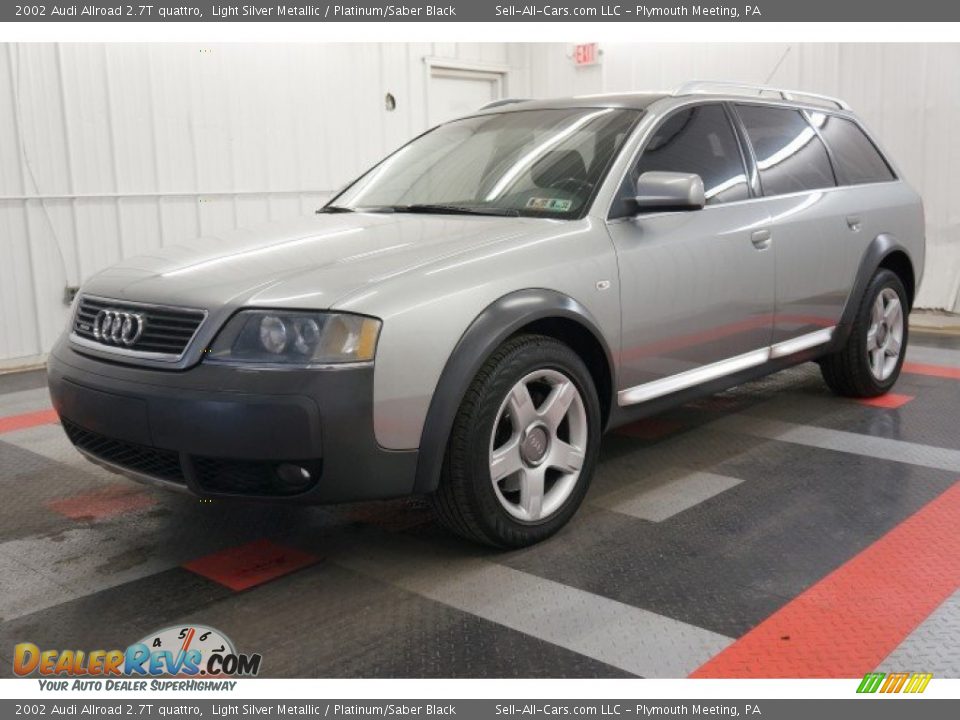 2002 Audi Allroad 2.7T quattro Light Silver Metallic / Platinum/Saber Black Photo #2
