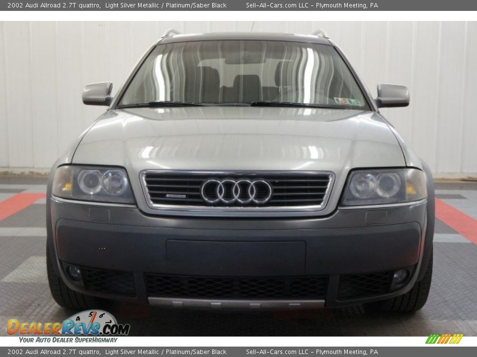 2002 Audi Allroad 2.7T quattro Light Silver Metallic / Platinum/Saber Black Photo #3