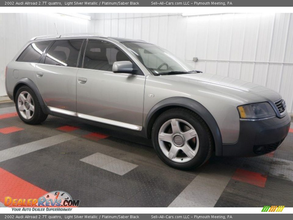 2002 Audi Allroad 2.7T quattro Light Silver Metallic / Platinum/Saber Black Photo #4