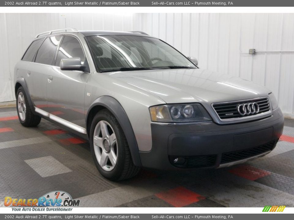 2002 Audi Allroad 2.7T quattro Light Silver Metallic / Platinum/Saber Black Photo #5