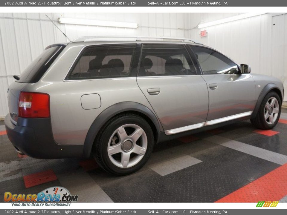 2002 Audi Allroad 2.7T quattro Light Silver Metallic / Platinum/Saber Black Photo #6