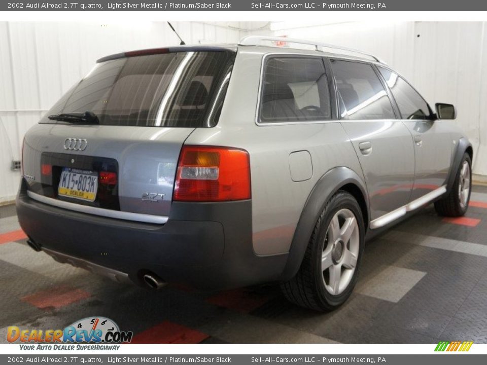 2002 Audi Allroad 2.7T quattro Light Silver Metallic / Platinum/Saber Black Photo #7