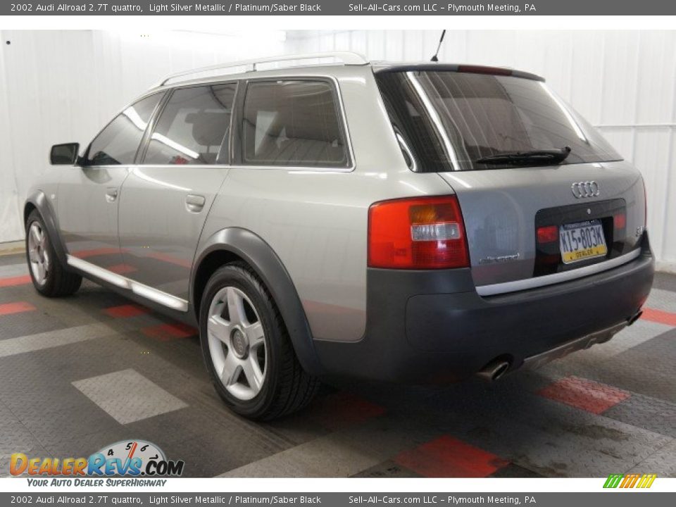 2002 Audi Allroad 2.7T quattro Light Silver Metallic / Platinum/Saber Black Photo #9