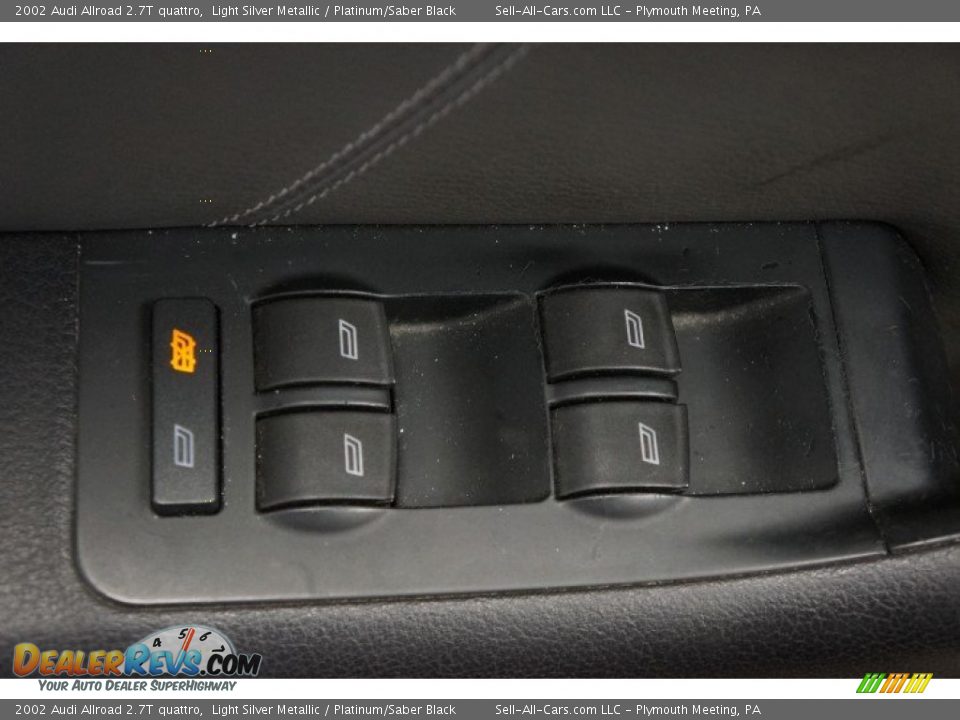 2002 Audi Allroad 2.7T quattro Light Silver Metallic / Platinum/Saber Black Photo #12