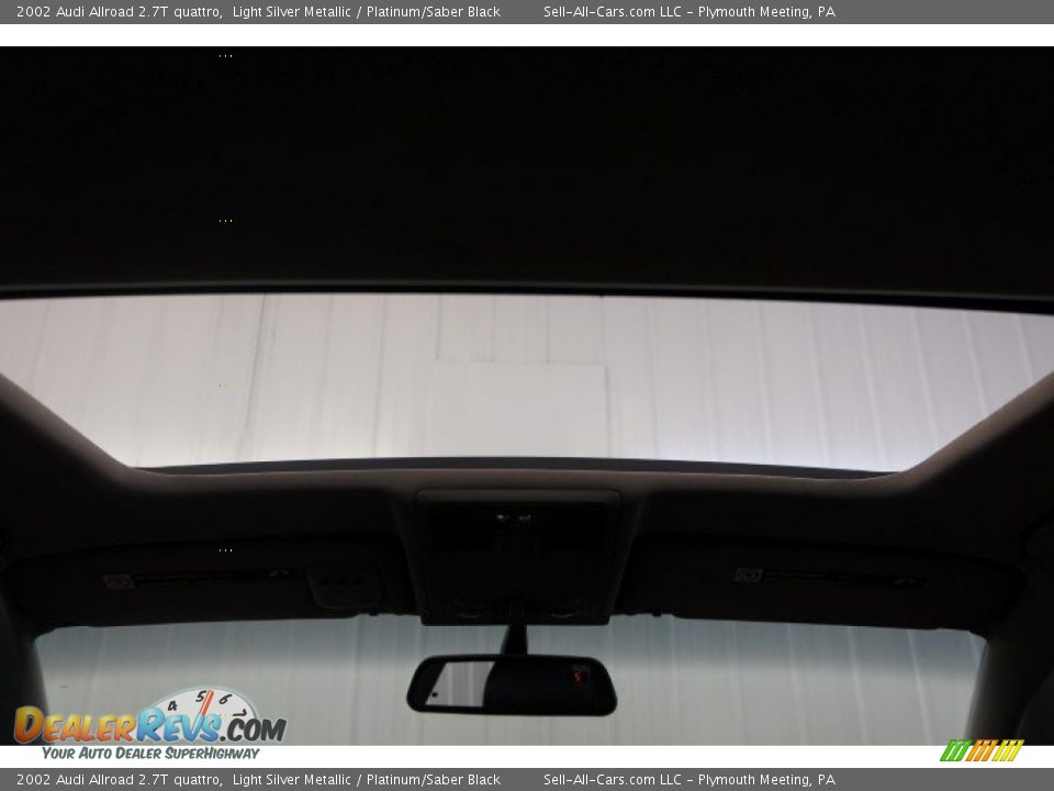 2002 Audi Allroad 2.7T quattro Light Silver Metallic / Platinum/Saber Black Photo #21