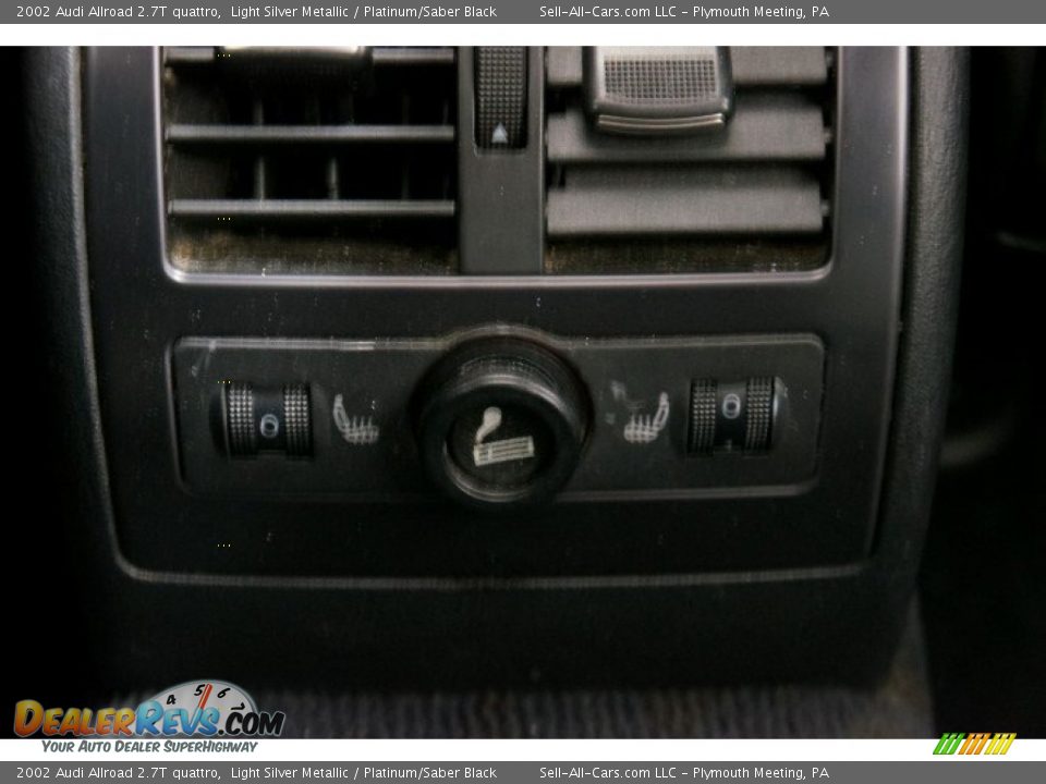 2002 Audi Allroad 2.7T quattro Light Silver Metallic / Platinum/Saber Black Photo #23