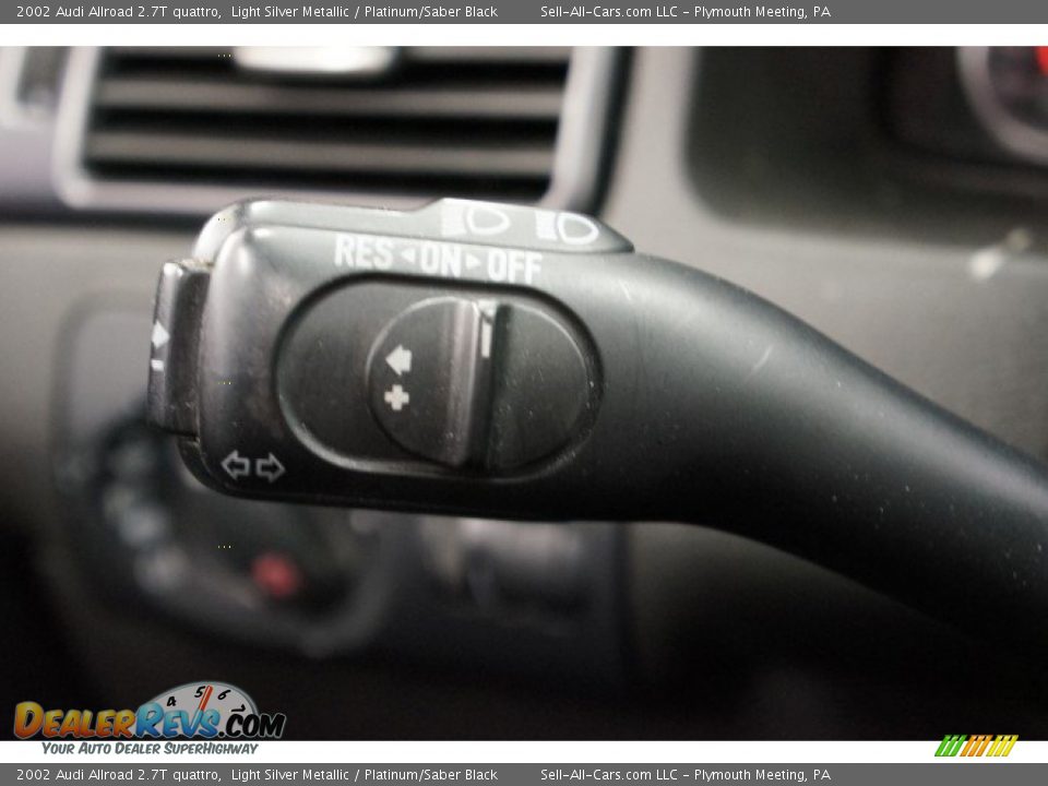 2002 Audi Allroad 2.7T quattro Light Silver Metallic / Platinum/Saber Black Photo #25