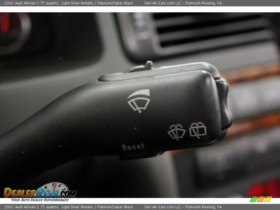 2002 Audi Allroad 2.7T quattro Light Silver Metallic / Platinum/Saber Black Photo #26