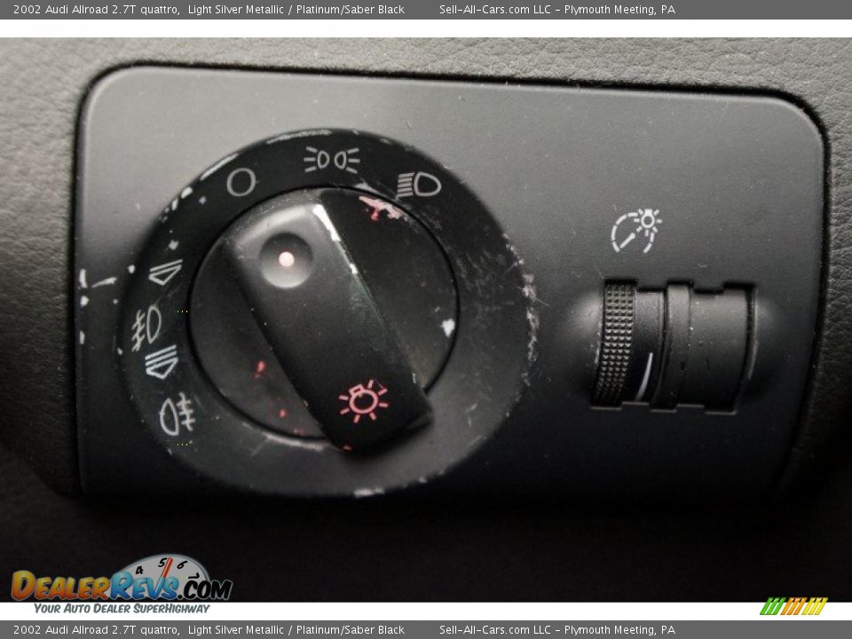 2002 Audi Allroad 2.7T quattro Light Silver Metallic / Platinum/Saber Black Photo #27