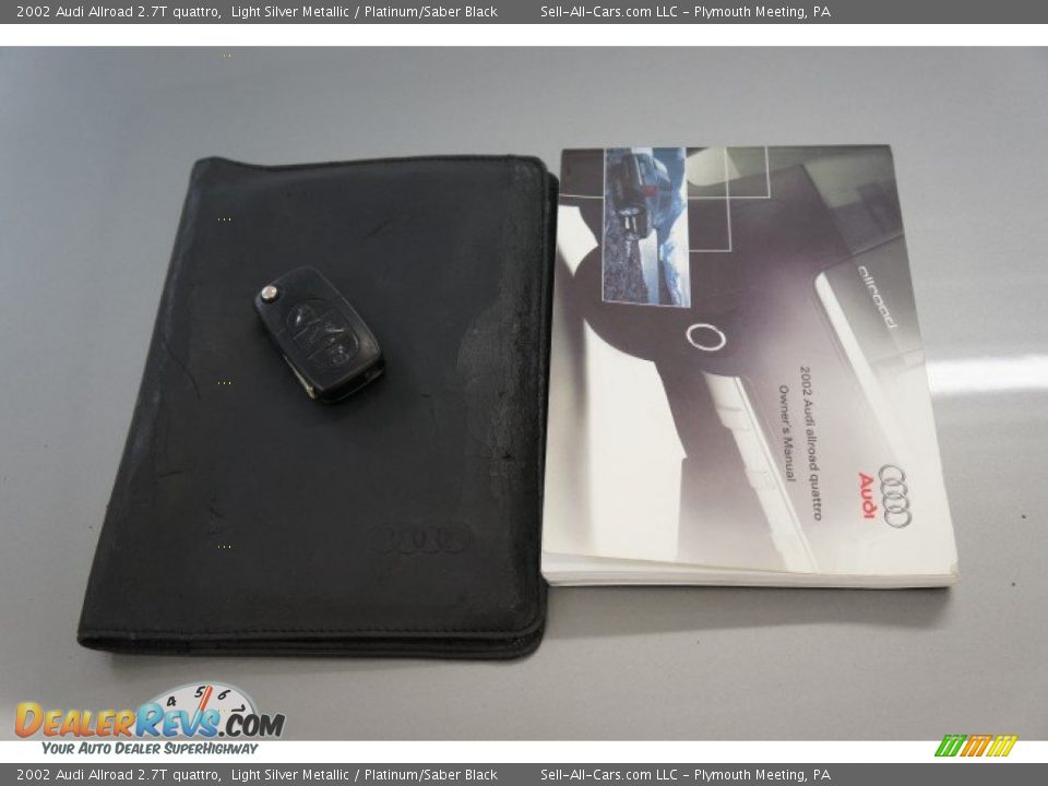 2002 Audi Allroad 2.7T quattro Light Silver Metallic / Platinum/Saber Black Photo #32