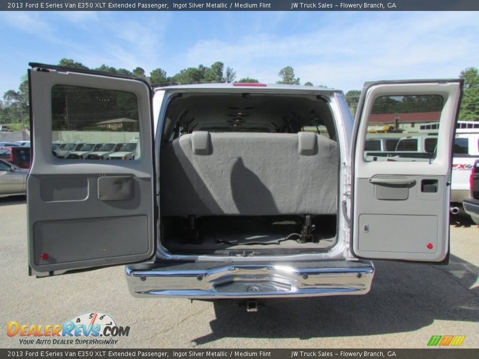 2013 Ford E Series Van E350 XLT Extended Passenger Ingot Silver Metallic / Medium Flint Photo #8