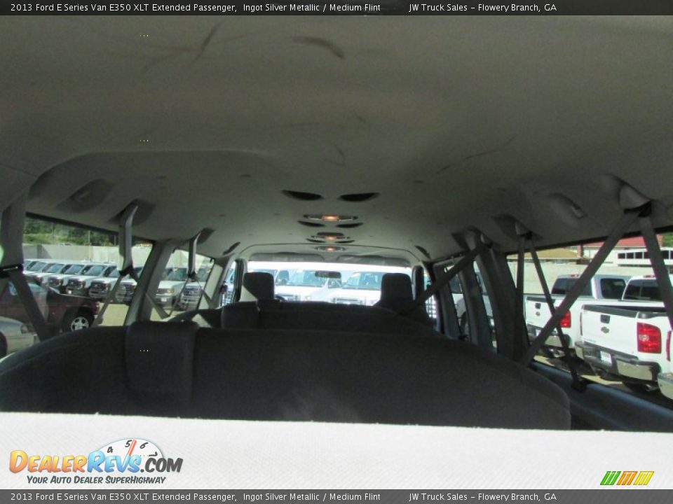 2013 Ford E Series Van E350 XLT Extended Passenger Ingot Silver Metallic / Medium Flint Photo #9