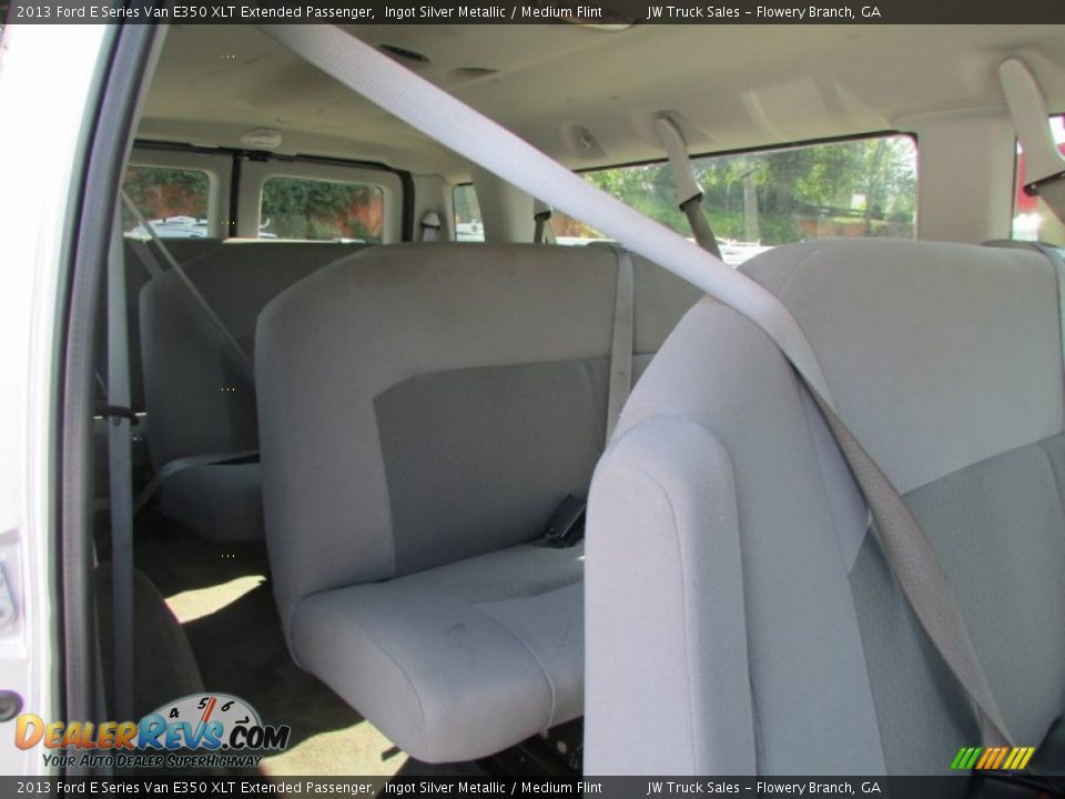 2013 Ford E Series Van E350 XLT Extended Passenger Ingot Silver Metallic / Medium Flint Photo #13