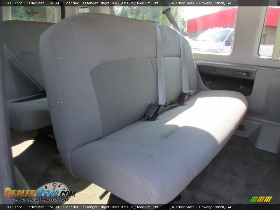 2013 Ford E Series Van E350 XLT Extended Passenger Ingot Silver Metallic / Medium Flint Photo #15