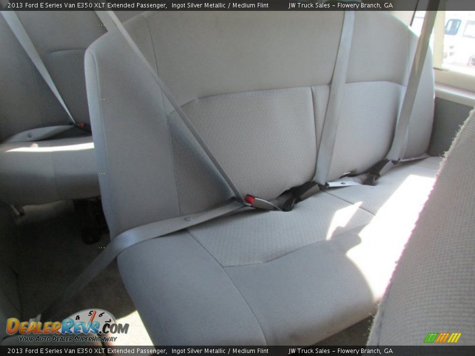 2013 Ford E Series Van E350 XLT Extended Passenger Ingot Silver Metallic / Medium Flint Photo #16
