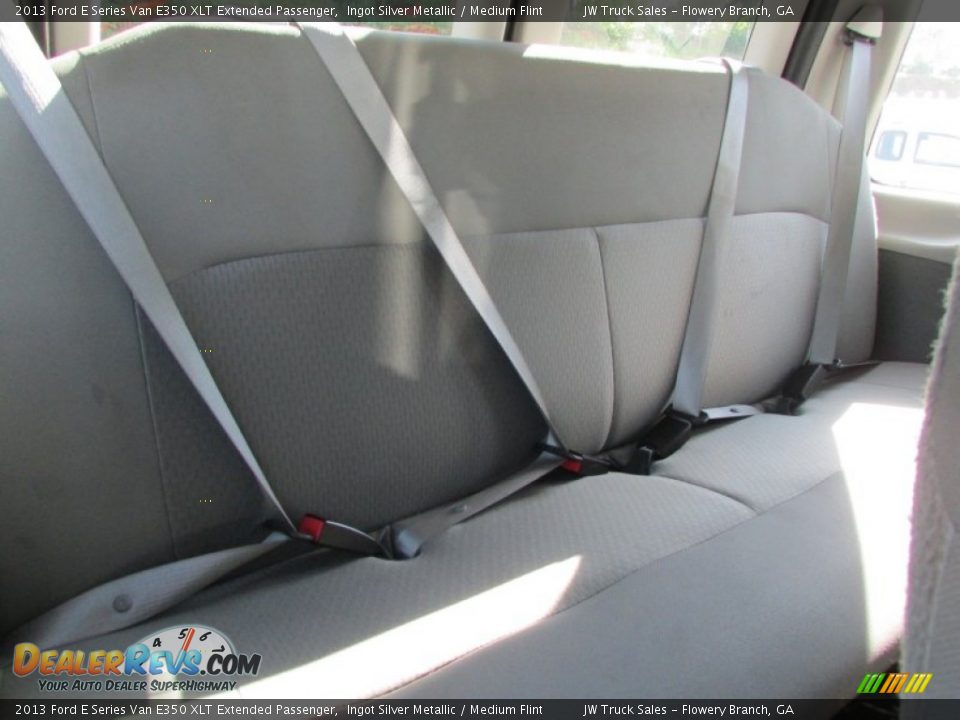 2013 Ford E Series Van E350 XLT Extended Passenger Ingot Silver Metallic / Medium Flint Photo #17
